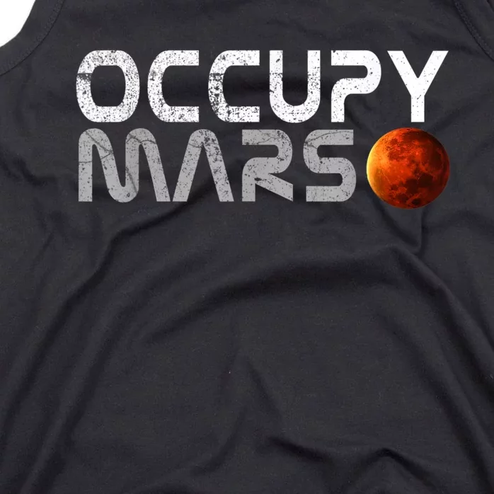 Occupy Mars Elon Musk SpaceX Project Gift Ideas Occupy Mars Trending Tank Top