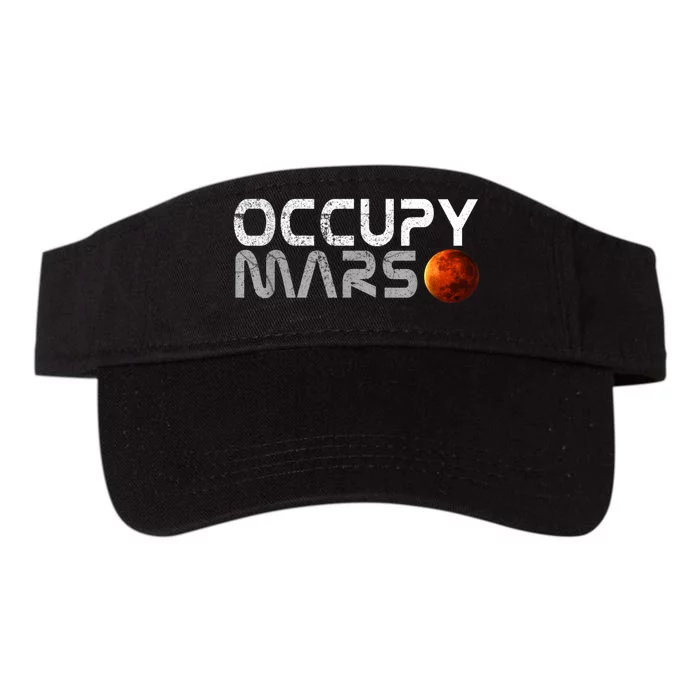 Occupy Mars Elon Musk SpaceX Project Gift Ideas Occupy Mars Trending Valucap Bio-Washed Visor