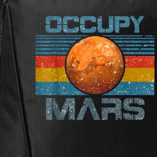 Occupy Mars Elon Musk SpaceX Project Gift Ideas Occupy Mars Trending City Backpack