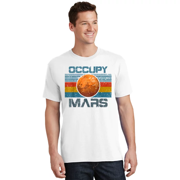 Occupy Mars Elon Musk SpaceX Project Gift Ideas Occupy Mars Trending T-Shirt