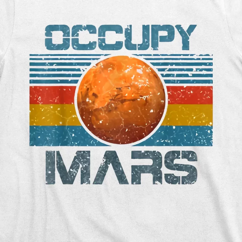 Occupy Mars Elon Musk SpaceX Project Gift Ideas Occupy Mars Trending T-Shirt