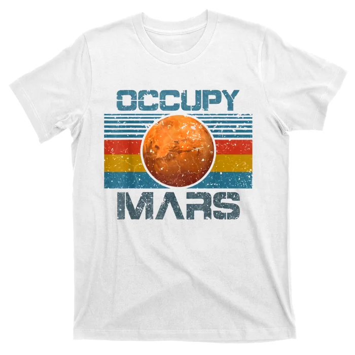 Occupy Mars Elon Musk SpaceX Project Gift Ideas Occupy Mars Trending T-Shirt