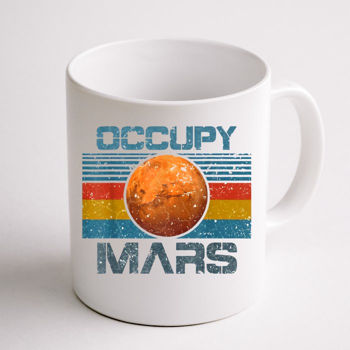 Occupy Mars Elon Musk SpaceX Project Gift Ideas Occupy Mars Trending Front & Back Coffee Mug