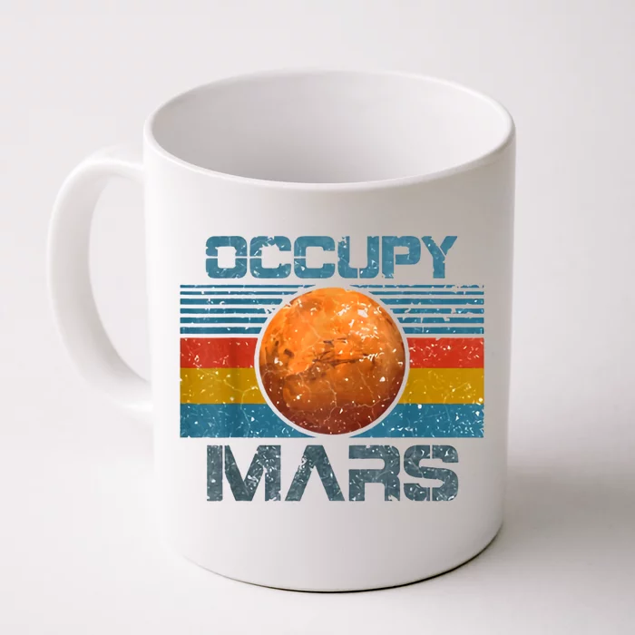 Occupy Mars Elon Musk SpaceX Project Gift Ideas Occupy Mars Trending Front & Back Coffee Mug