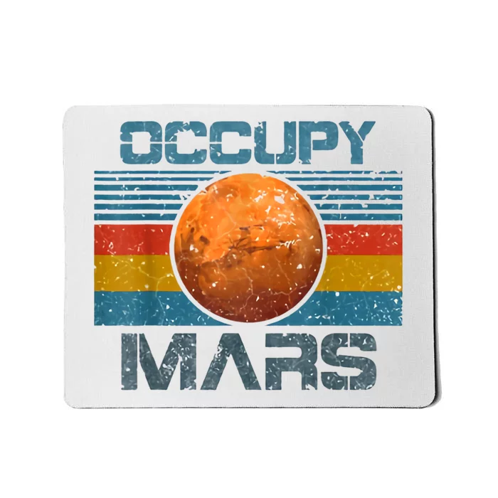 Occupy Mars Elon Musk SpaceX Project Gift Ideas Occupy Mars Trending Mousepad