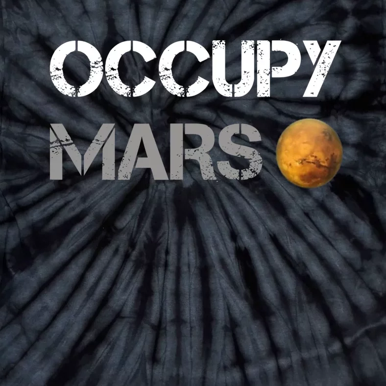 Occupy Mars Elon Musk SpaceX Project Gift Ideas Occupy Mars Trending Tie-Dye T-Shirt