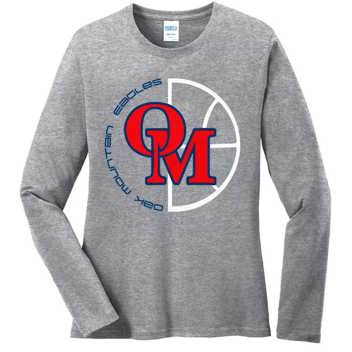 Oak Mountain Eagles Basketball Ladies Long Sleeve Shirt