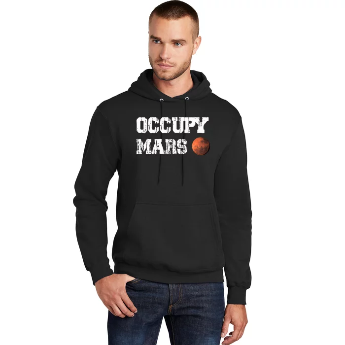 Occupy Mars Elon Musk SpaceX Project Gift Ideas Occupy Mars Trending Hoodie