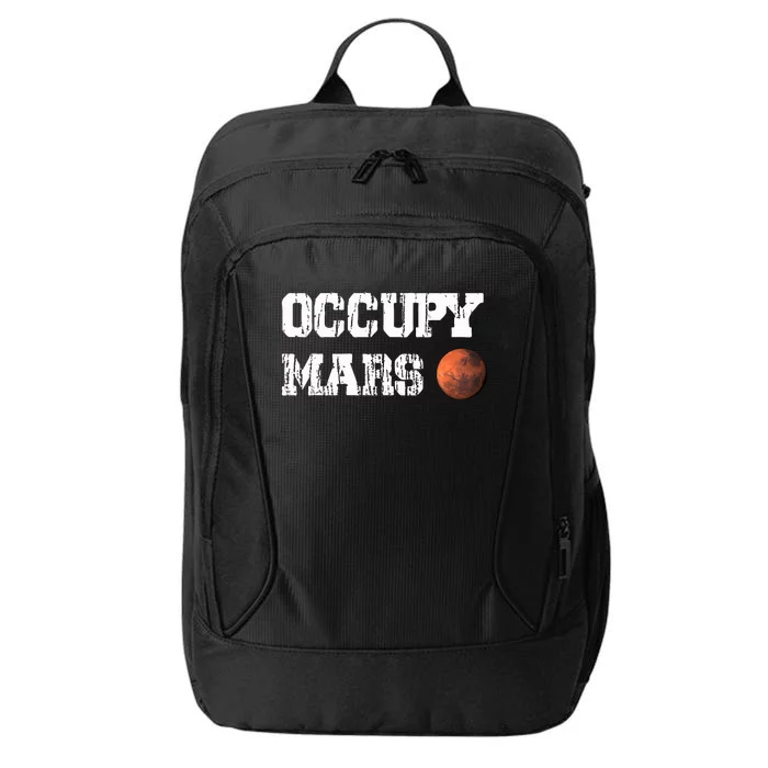 Occupy Mars Elon Musk SpaceX Project Gift Ideas Occupy Mars Trending City Backpack