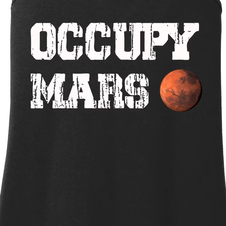 Occupy Mars Elon Musk SpaceX Project Gift Ideas Occupy Mars Trending Ladies Essential Tank