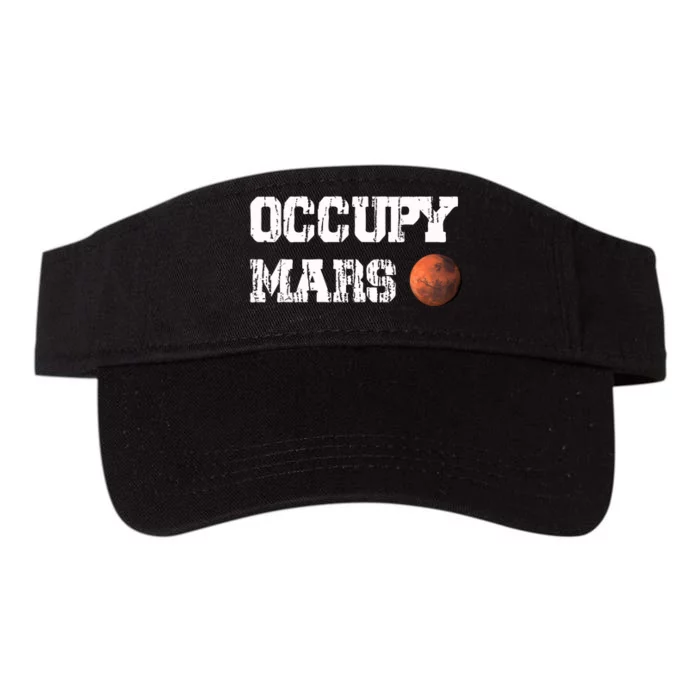 Occupy Mars Elon Musk SpaceX Project Gift Ideas Occupy Mars Trending Valucap Bio-Washed Visor