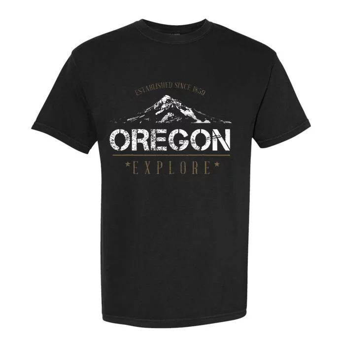 Oregon Mountain Explore Oregon Garment-Dyed Heavyweight T-Shirt