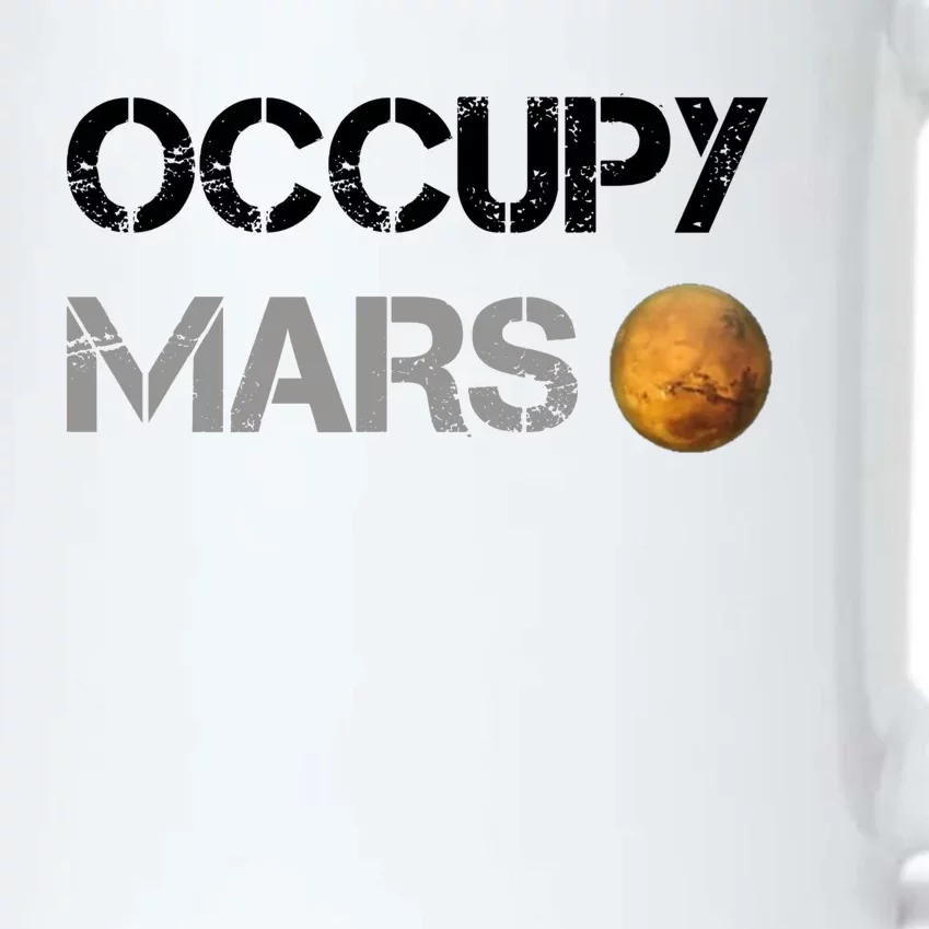 Occupy Mars Elon Musk SpaceX Project Gift Ideas Occupy Mars Trending Black Color Changing Mug