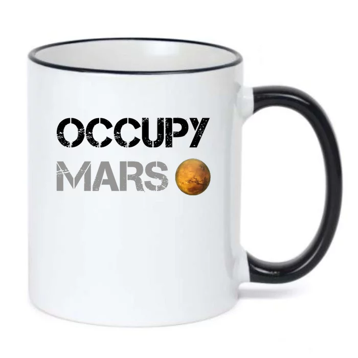 Occupy Mars Elon Musk SpaceX Project Gift Ideas Occupy Mars Trending Black Color Changing Mug