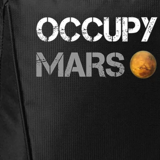 Occupy Mars Elon Musk SpaceX Project Gift Ideas Occupy Mars Trending City Backpack