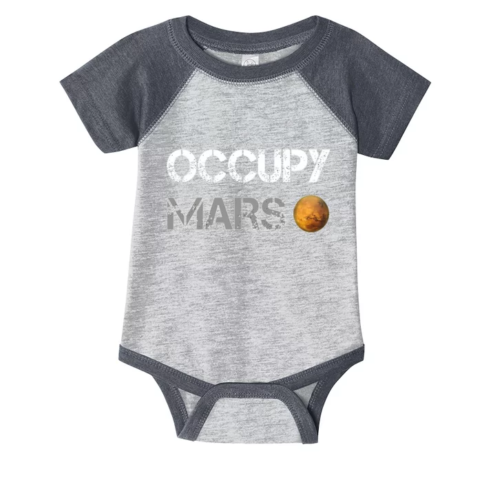 Occupy Mars Elon Musk SpaceX Project Gift Ideas Occupy Mars Trending Infant Baby Jersey Bodysuit