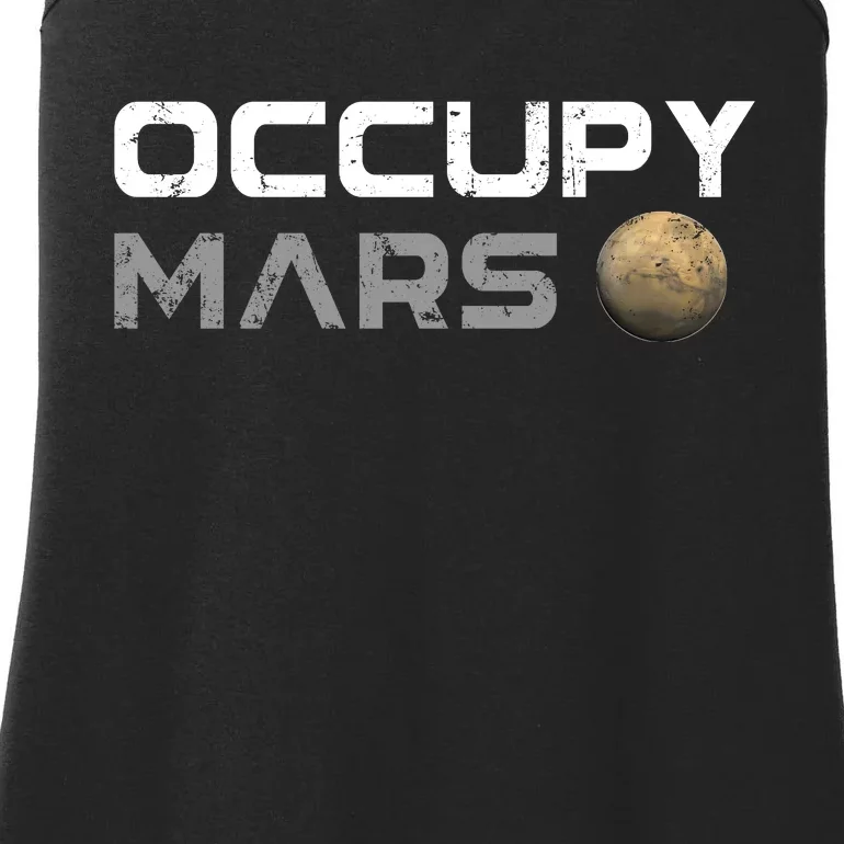 Occupy Mars Elon Musk SpaceX Ladies Essential Tank