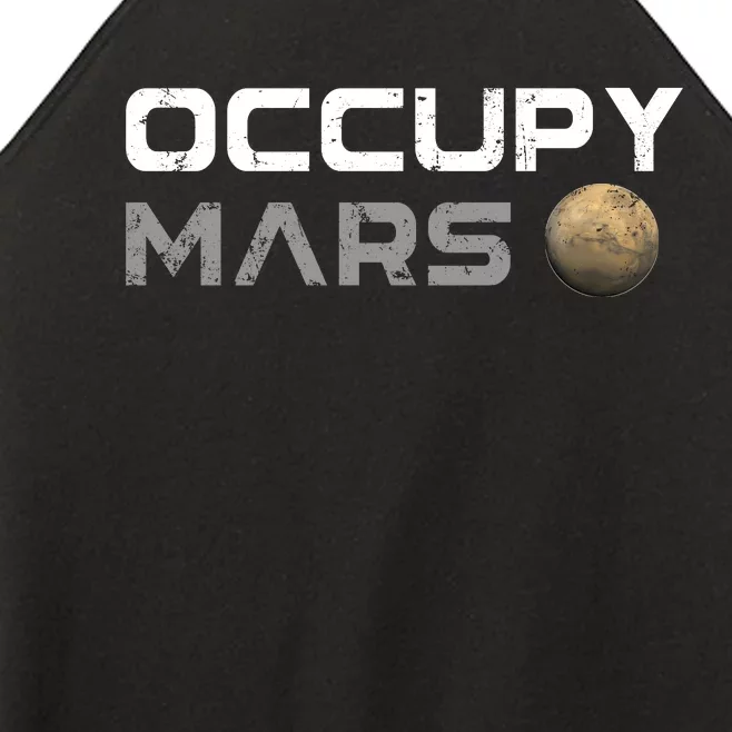 Occupy Mars Elon Musk SpaceX Women’s Perfect Tri Rocker Tank