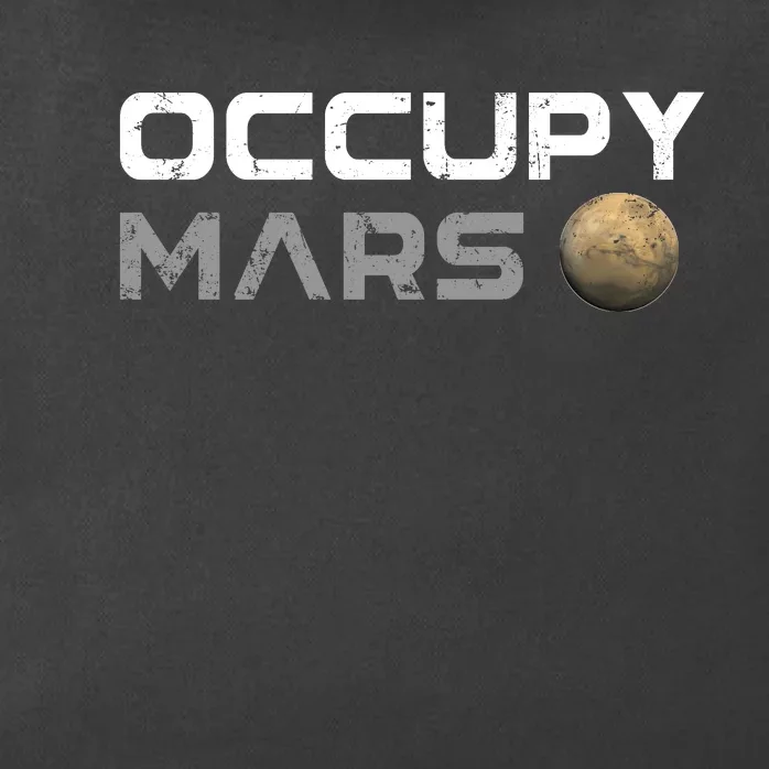 Occupy Mars Elon Musk SpaceX Zip Tote Bag