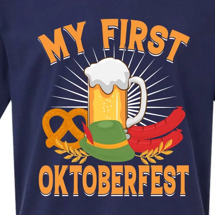 Oktoberfest | My First Oktoberfest Sueded Cloud Jersey T-Shirt