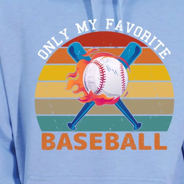 Only My Favorite Baseball Player Baseball Lovers Great Gift Unisex Surf Hoodie