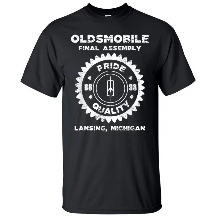 Oldsmobile Motors Final Assembly Graphic Classic Car Show Tall T-Shirt