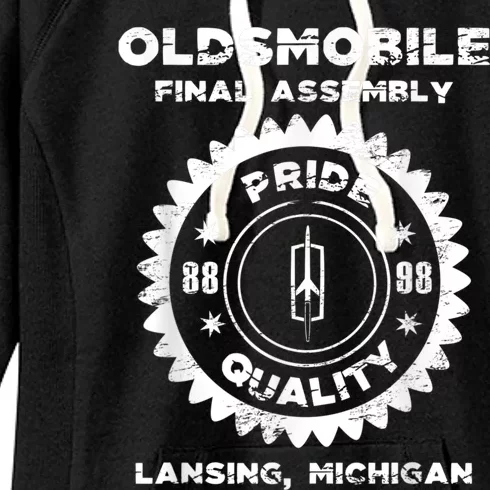 Oldsmobile Motors Final Assembly Graphic Classic Car Show Women's Fleece Hoodie