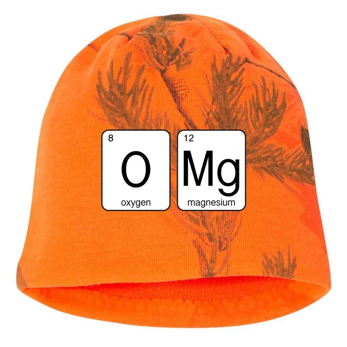 OMG Periodic Table Chemistry Joke Kati - Camo Knit Beanie