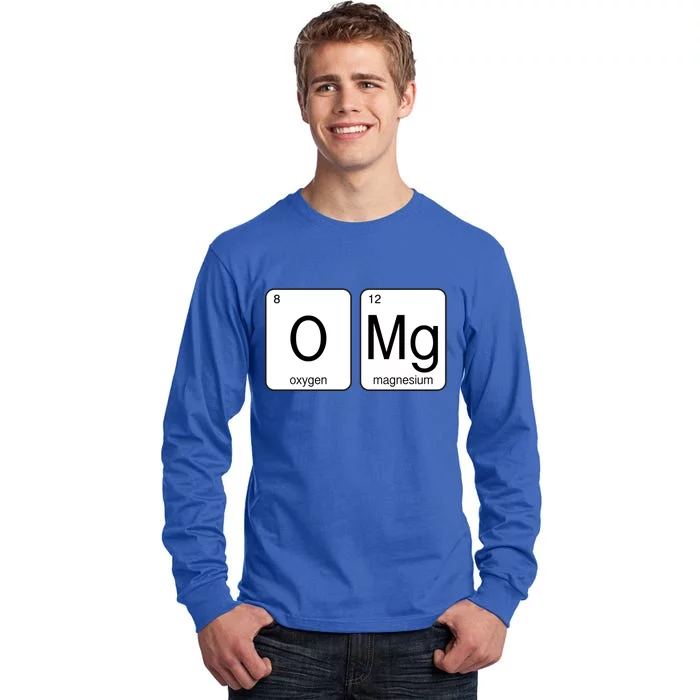 OMG Periodic Table Chemistry Joke Tall Long Sleeve T-Shirt