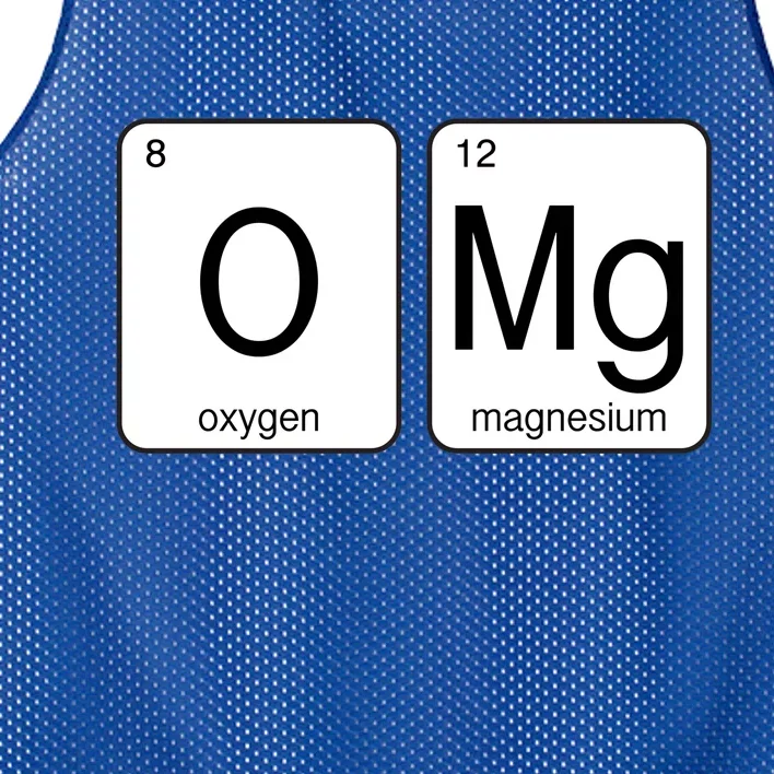 OMG Periodic Table Chemistry Joke Mesh Reversible Basketball Jersey Tank