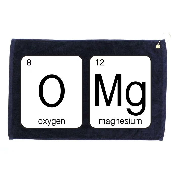 OMG Periodic Table Chemistry Joke Grommeted Golf Towel