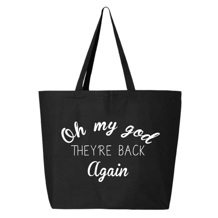 OMG They're Back Again Classic Music Band 25L Jumbo Tote