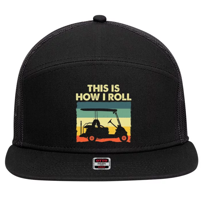 Oh My God Becky Look At Her Putt Funny Golf 7 Panel Mesh Trucker Snapback Hat