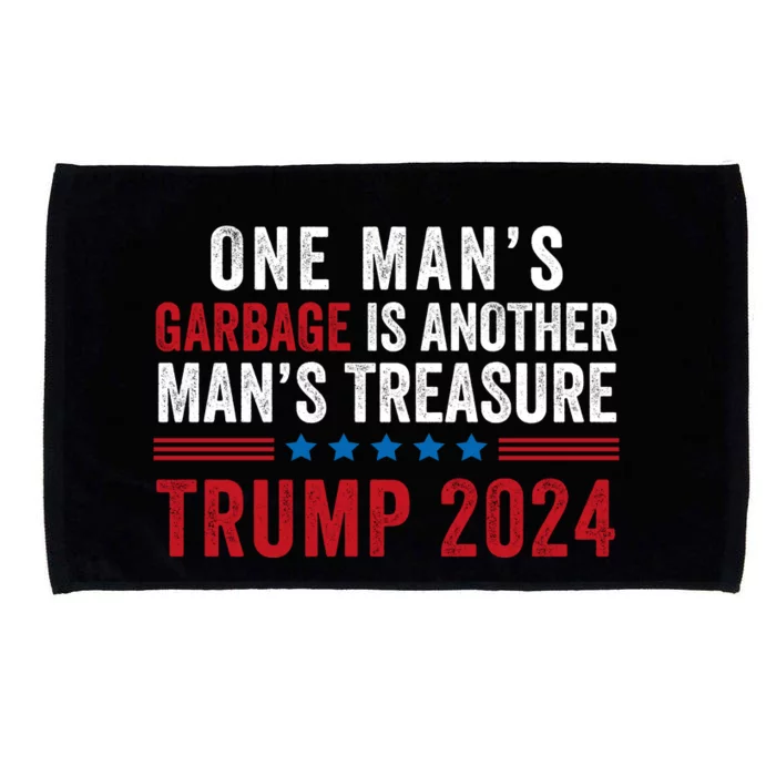 One ManS Garbage Is Another ManS Treasure Trump 2024 Proud To Be Garbage Microfiber Hand Towel