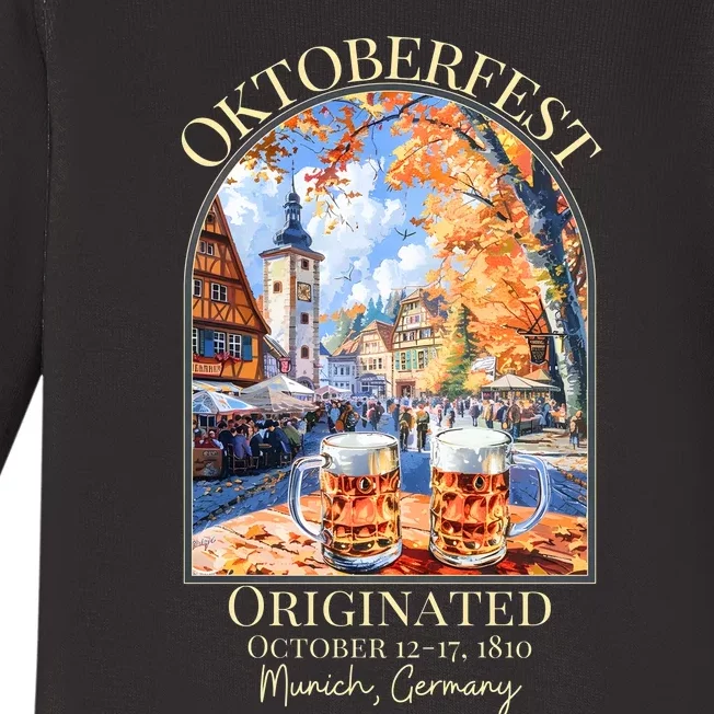 Oktoberfest Munich Germany Baby Long Sleeve Bodysuit