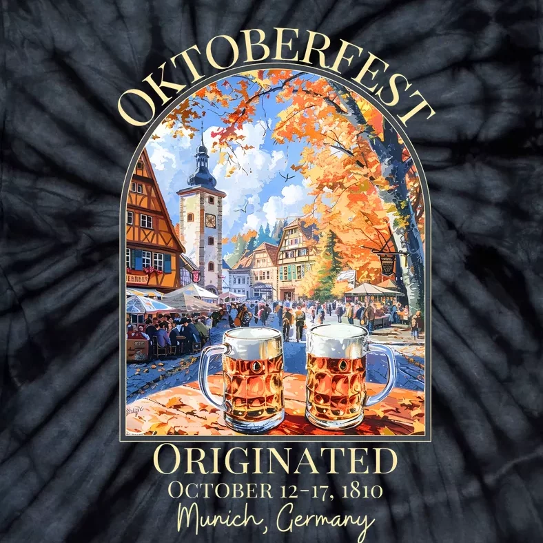 Oktoberfest Munich Germany Tie-Dye T-Shirt