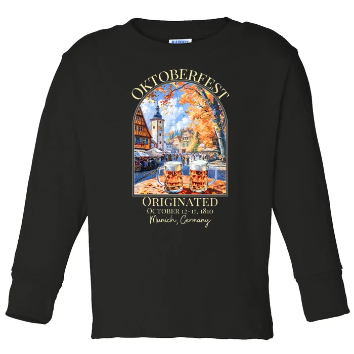 Oktoberfest Munich Germany Toddler Long Sleeve Shirt