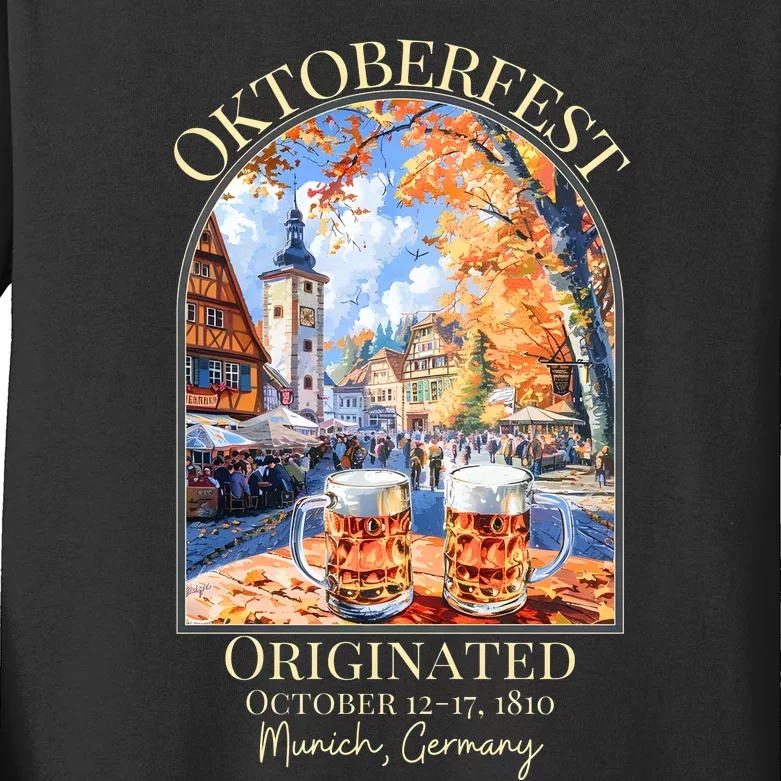 Oktoberfest Munich Germany Kids Long Sleeve Shirt