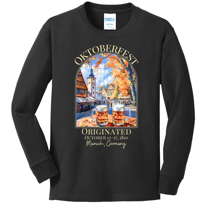 Oktoberfest Munich Germany Kids Long Sleeve Shirt