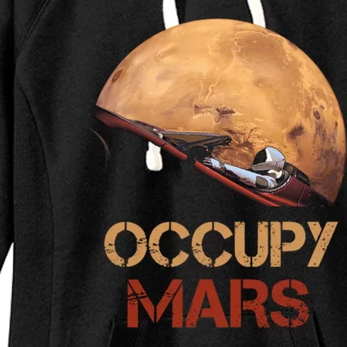 Occupy Mars Gift Women's Fleece Hoodie