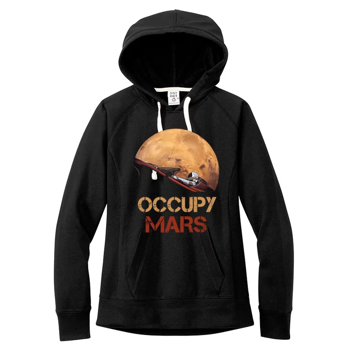 Occupy Mars Gift Women's Fleece Hoodie