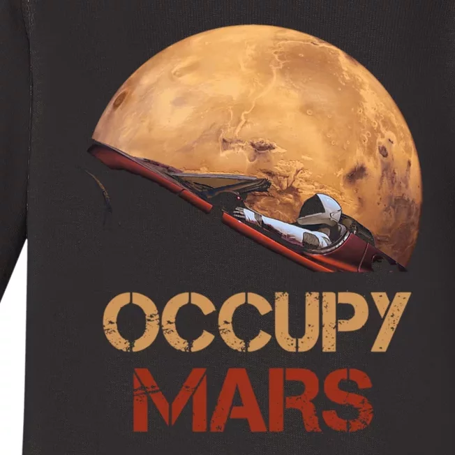 Occupy Mars Gift Baby Long Sleeve Bodysuit