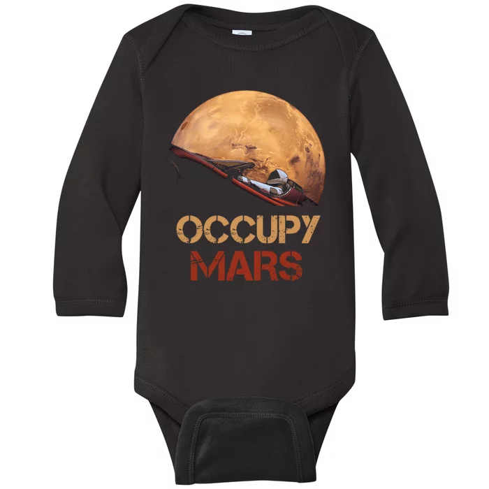 Occupy Mars Gift Baby Long Sleeve Bodysuit