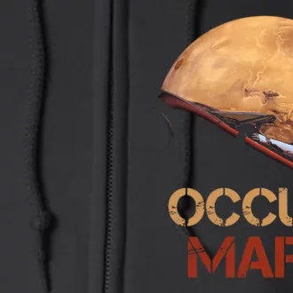 Occupy Mars Gift Full Zip Hoodie