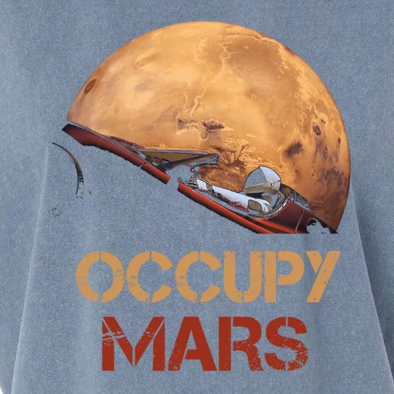 Occupy Mars Gift Garment-Dyed Women's Muscle Tee