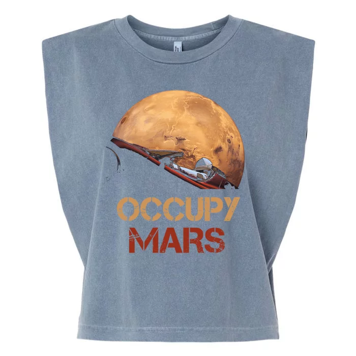 Occupy Mars Gift Garment-Dyed Women's Muscle Tee