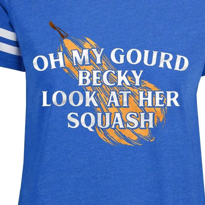 Oh My Gourd Becky Look At Her Squash Enza Ladies Jersey Football T-Shirt