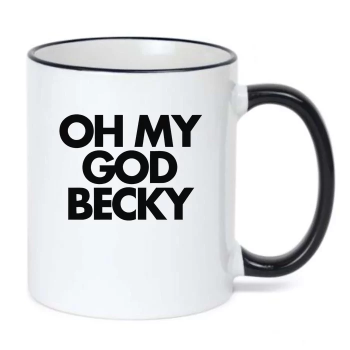 Oh My God Becky Black Color Changing Mug