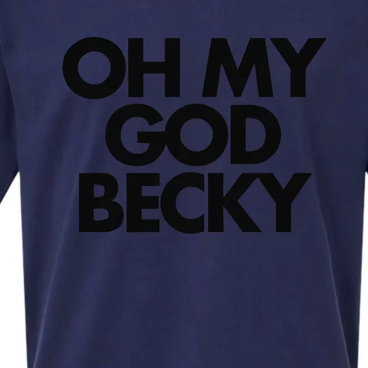 Oh My God Becky Sueded Cloud Jersey T-Shirt