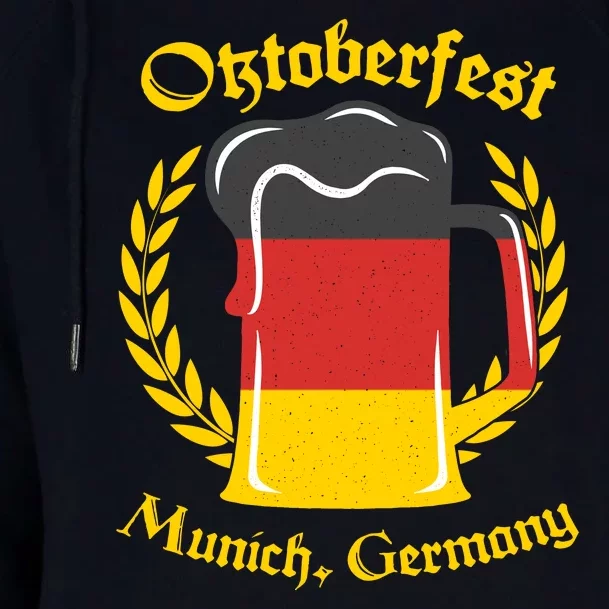 Oktoberfest Munich Germany Flag Mug Womens Funnel Neck Pullover Hood